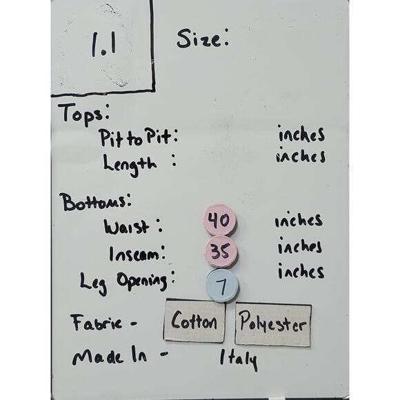 NWT Verdera Luxury Dress Pants Mens 40x35 Slim Fit Tapered Leg Made in Italy - Picture 7 of 8